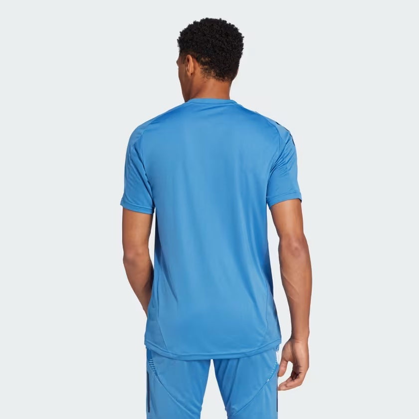 T-shirt Adidas France Performance Homme Bleu Clair