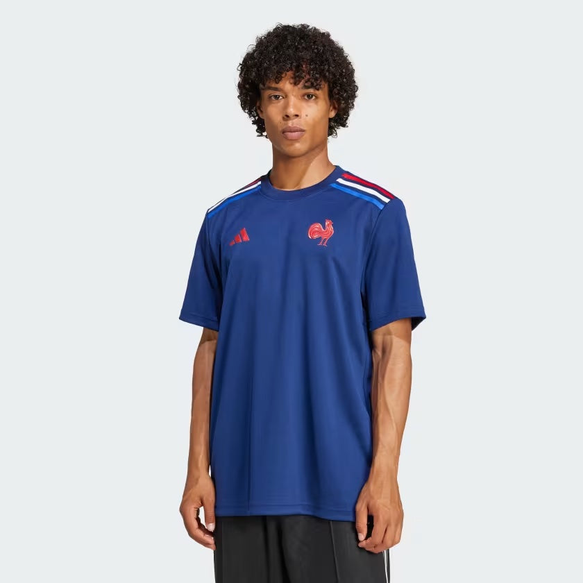 T-shirt Adidas France Rugby Domicile Supporter Homme