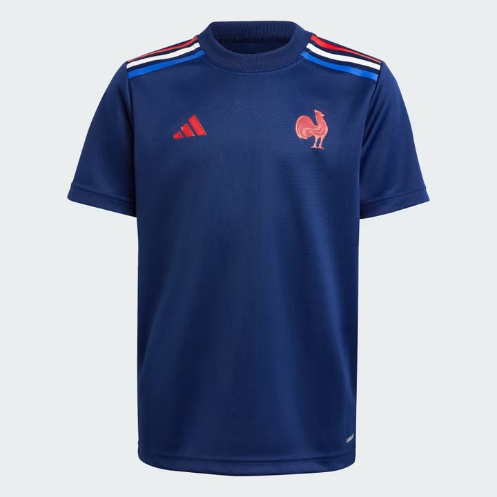 T-shirt Adidas France Rugby Domicile Supporter Enfant