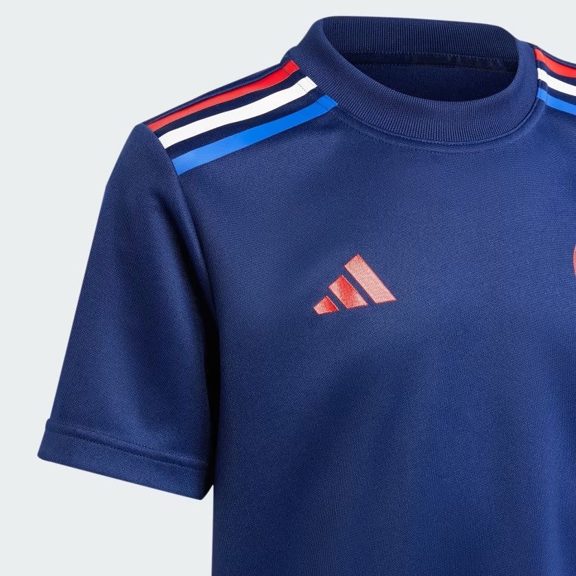 T-shirt Adidas France Rugby Domicile Supporter Enfant