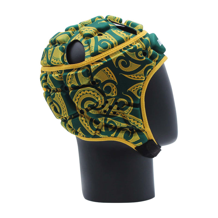 Casque Impact Rugby Tribal Vert/Or