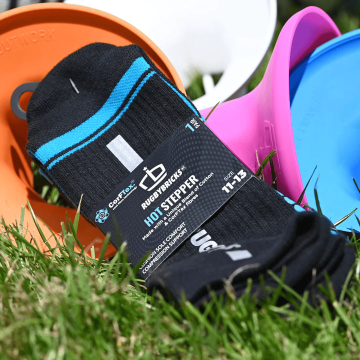 Chaussettes antidérapantes Hot Stepper Rugby Bricks