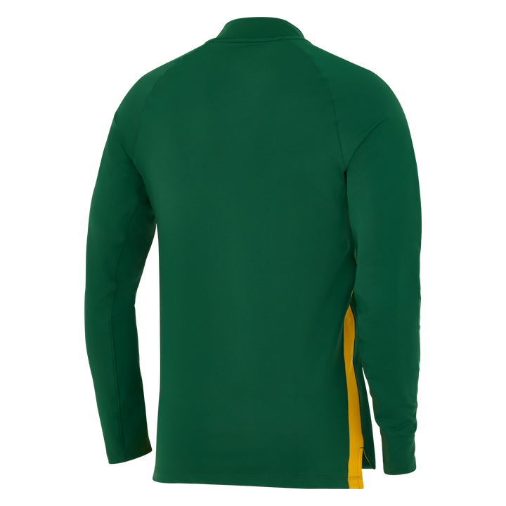 Haut d'entraînement Nike Springboks 1/4 Zip pour homme, vert gorge