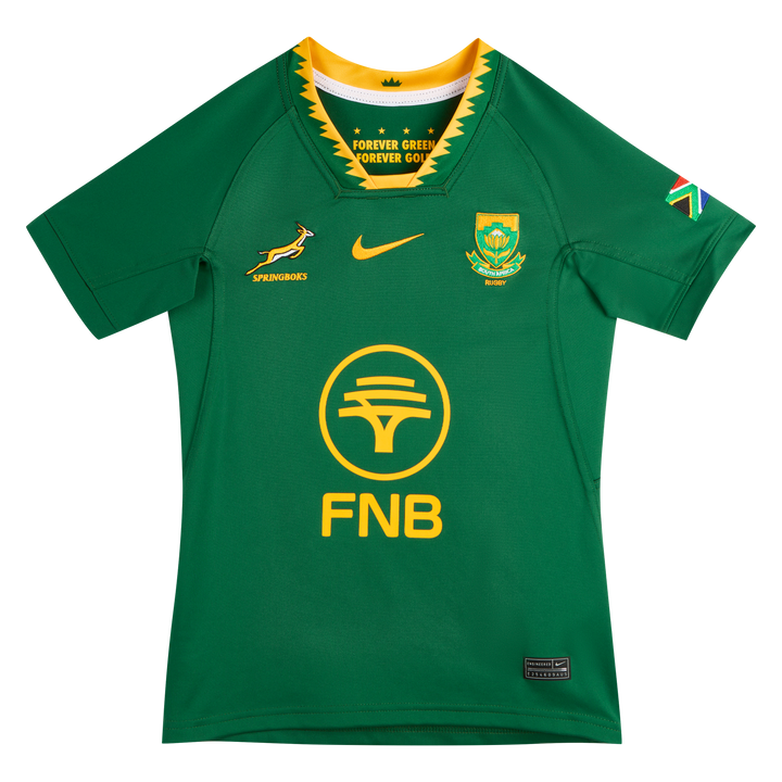Nike Springboks Kids Stadium Home Rugby Shirt