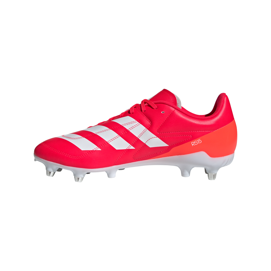 Chaussures de rugby Adidas RS15 SG Rouge lucide