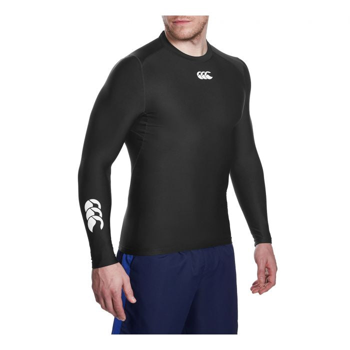 Couche de base à manches longues Canterbury Thermoreg noire