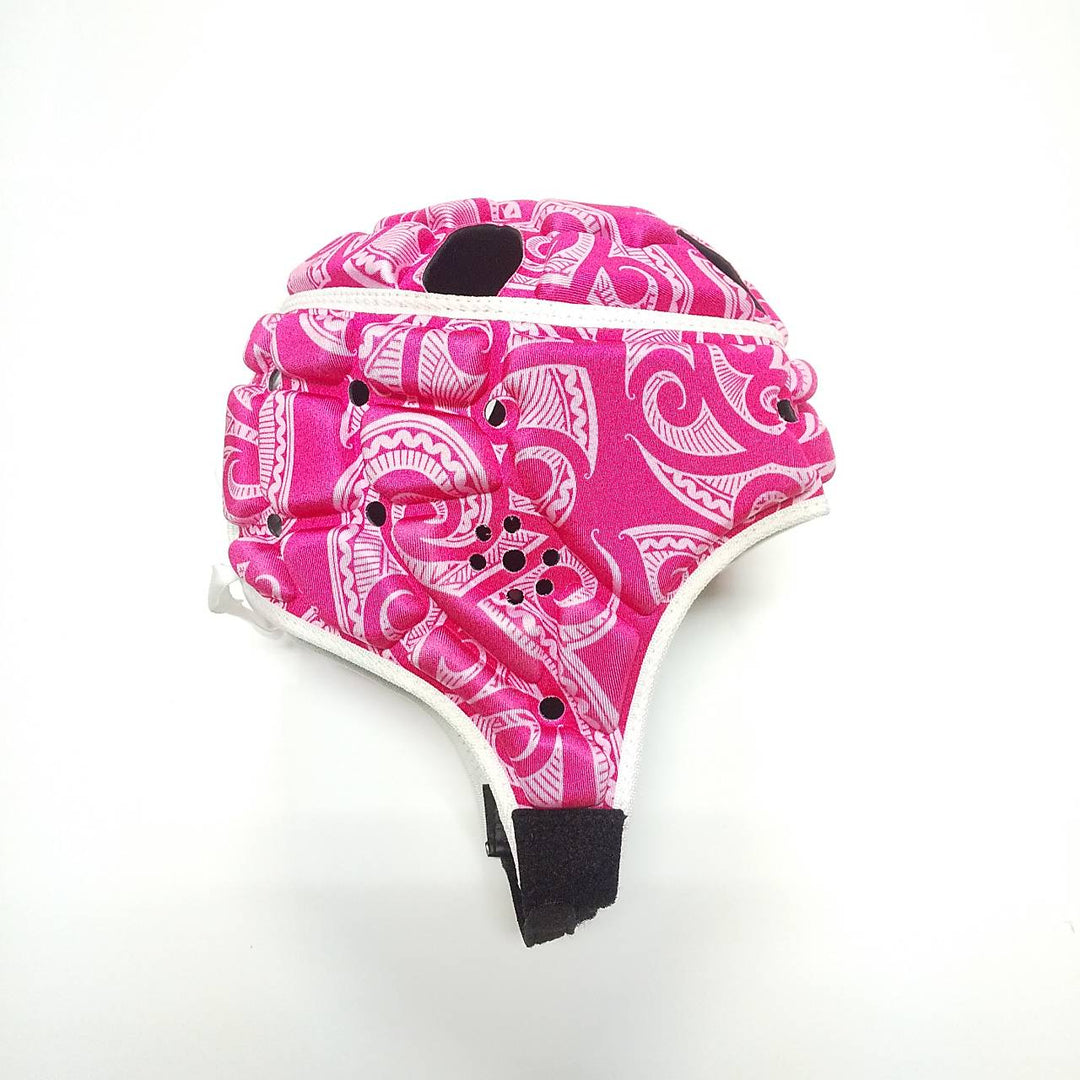 Casque Impact Rugby Kiwi Noir/Rose