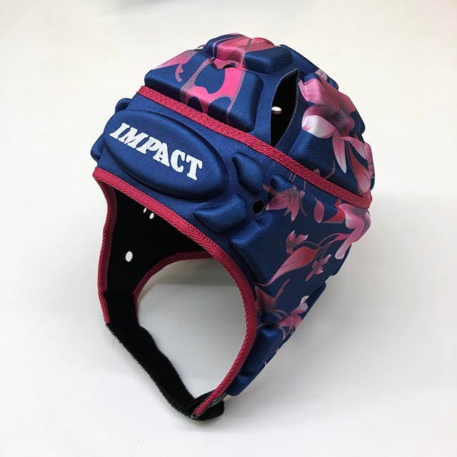 Casque de protection Impact Rugby Floral Navy