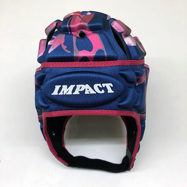 Casque de protection Impact Rugby Floral Navy