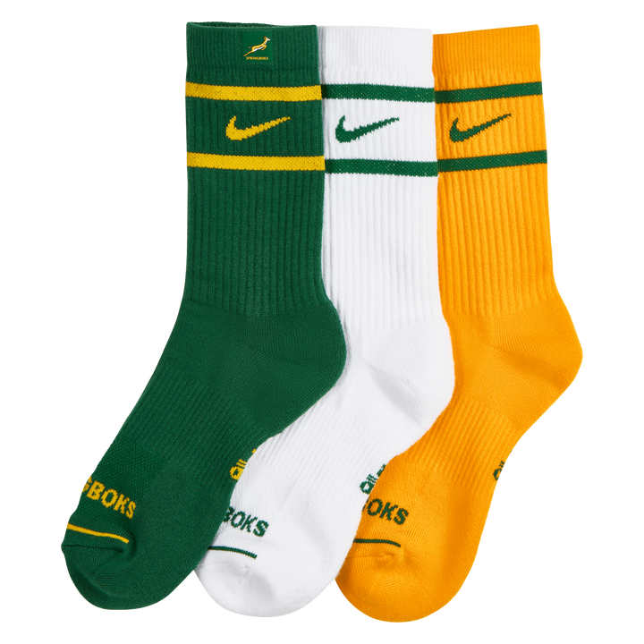 Nike Springboks Unisex Everyday Socks 3-Pack