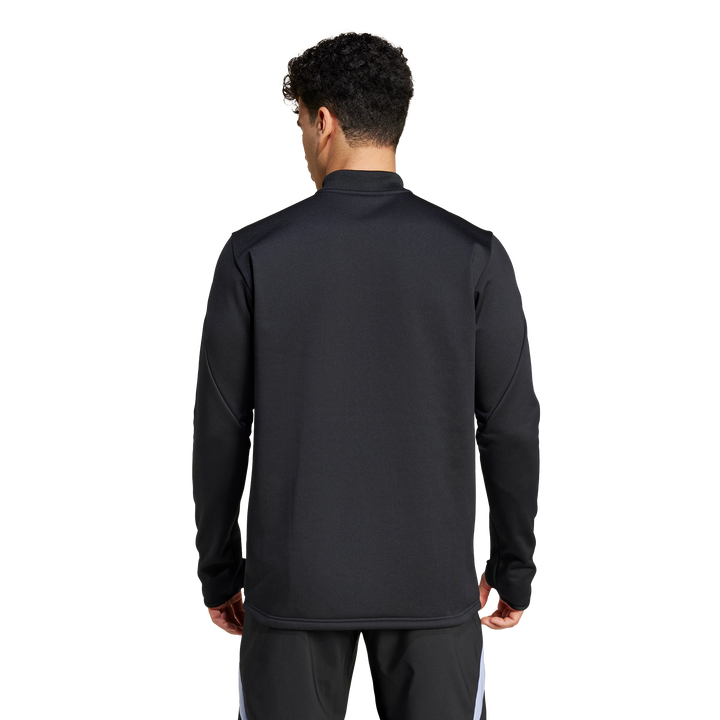 Haut polaire de rugby à manches longues Adidas All Blacks pour homme Bleu Spark