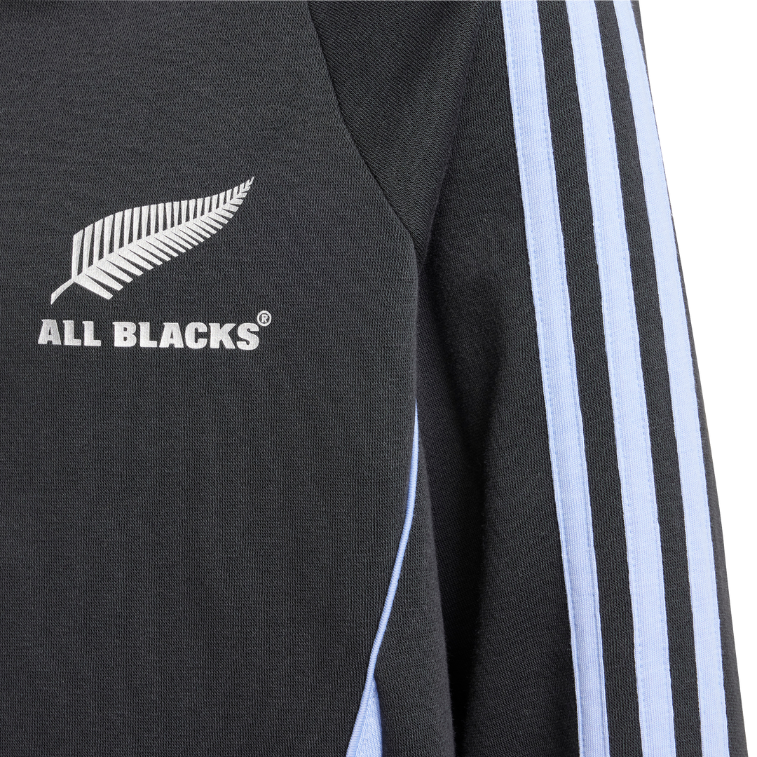 Sweat à capuche de rugby Adidas All Blacks pour enfant Bleu Spark