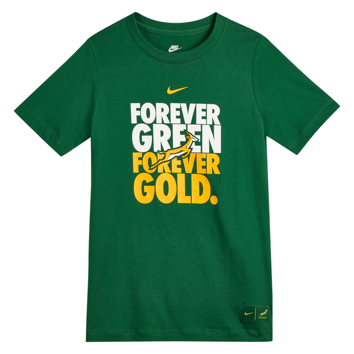 Nike Springboks Forever Green Forever Gold T-Shirt Kids