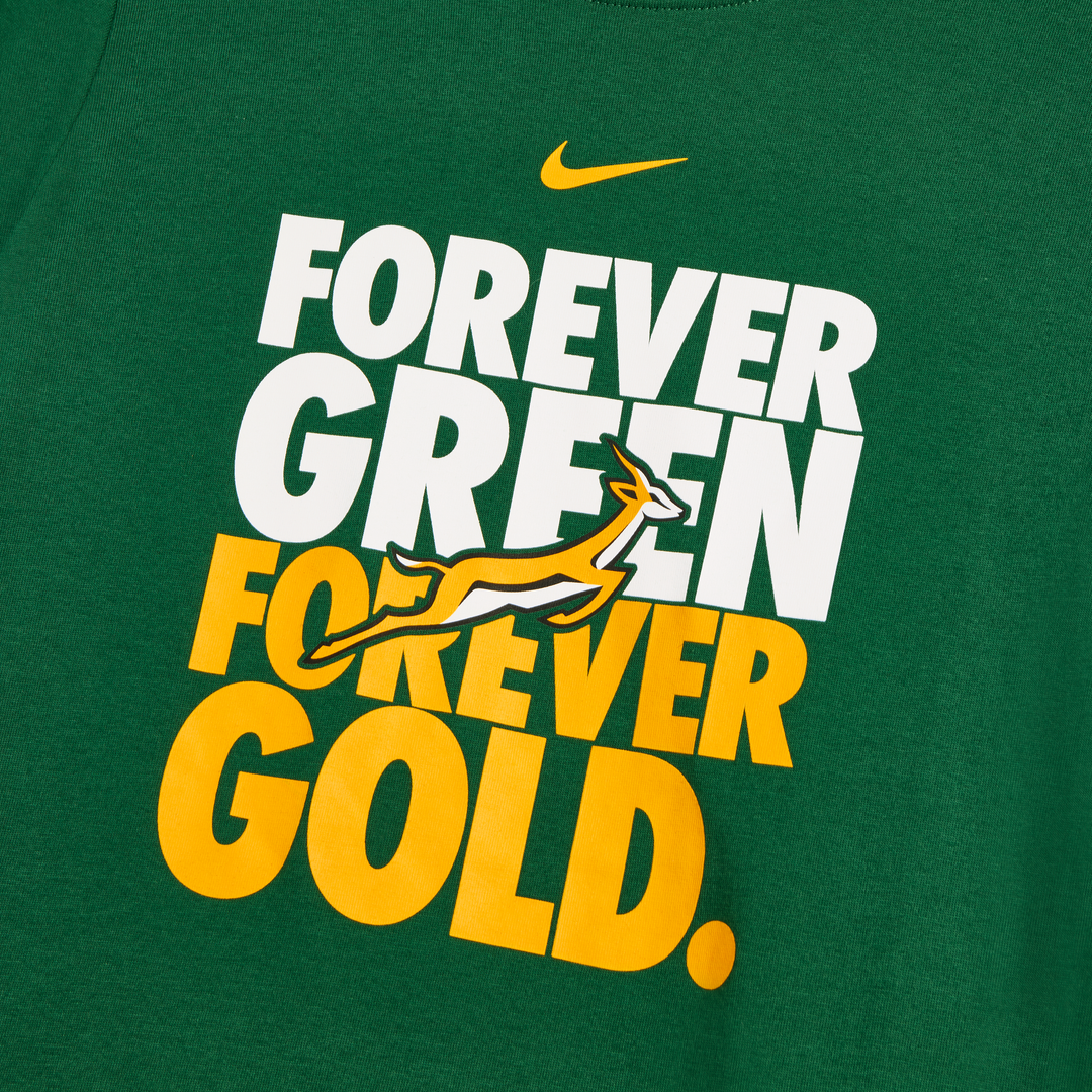 Nike Springboks Forever Green Forever Gold T-Shirt Kids