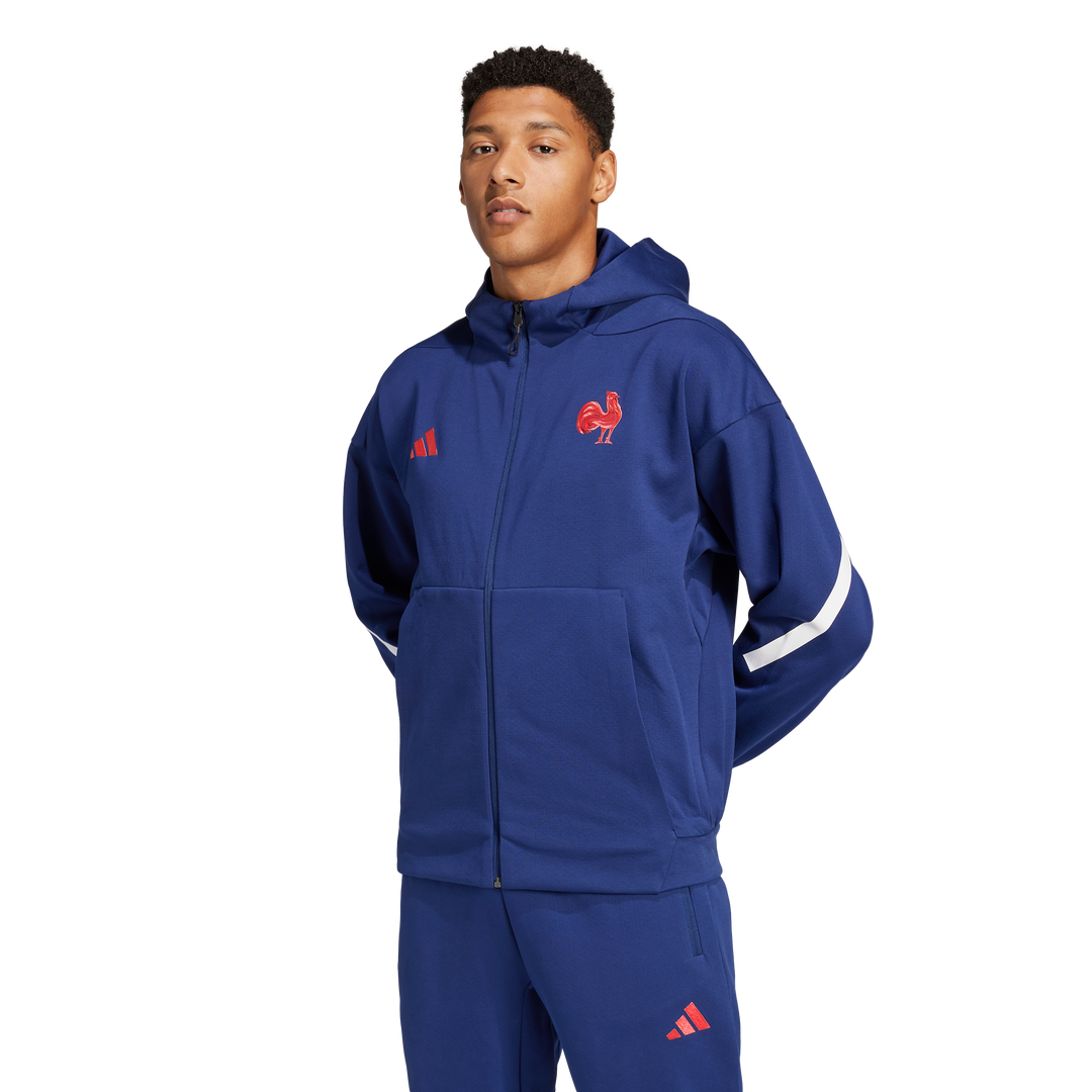 Sweat à capuche Adidas France Travel ZNE
