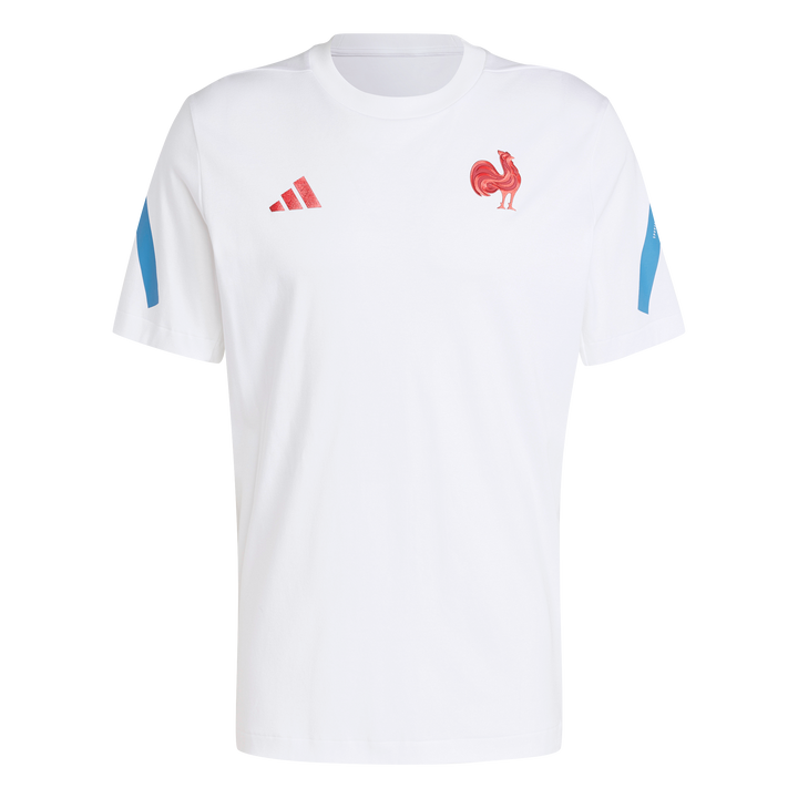 T-shirt Adidas France Travel ZNE Homme Blanc