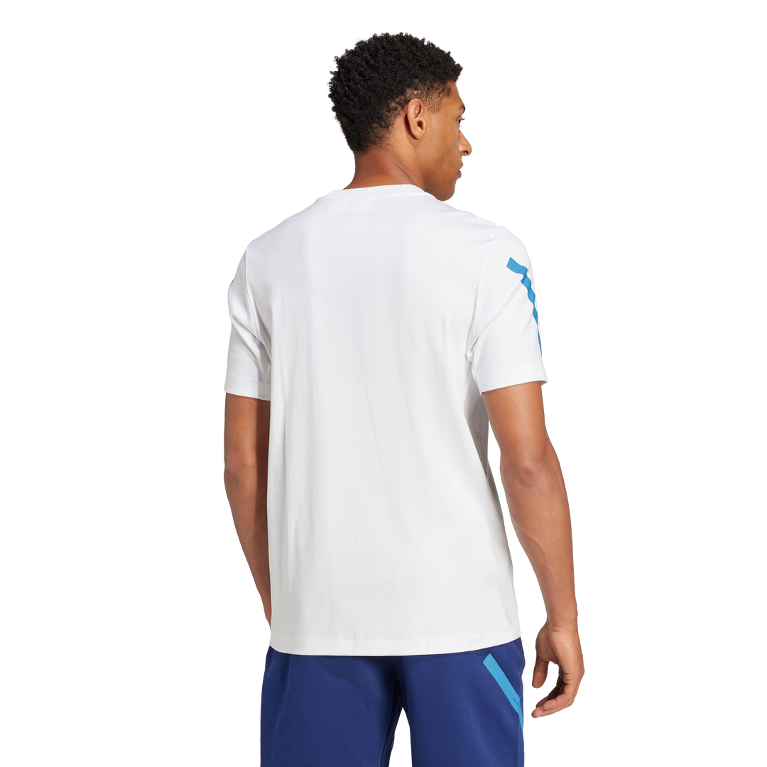 T-shirt Adidas France Travel ZNE Homme Blanc