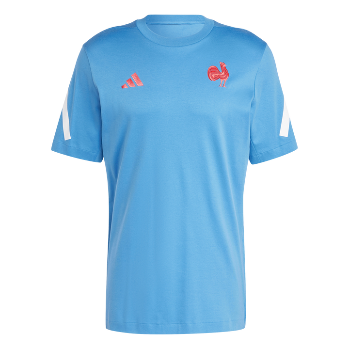 T-shirt Adidas France Travel ZNE Homme Bleu Clair