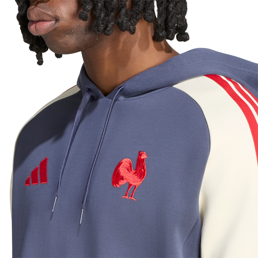 adidas Frankrijk Rugby Hoodie Heren