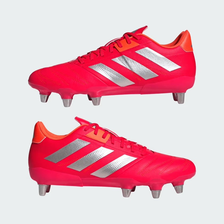 Chaussures de rugby Adidas Kakari Elite SG Rouge lucide