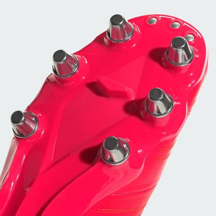 Chaussures de rugby Adidas Kakari Elite SG Rouge lucide
