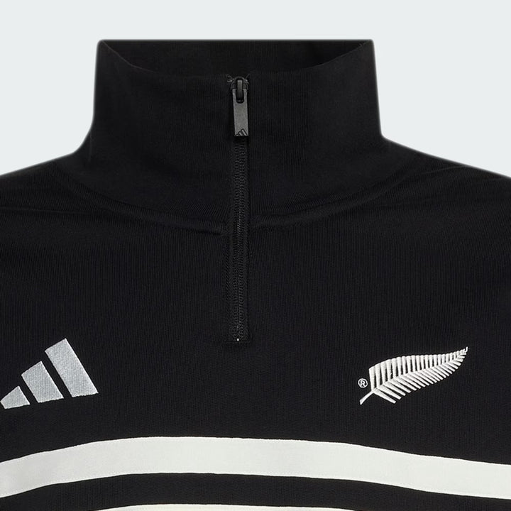 Adidas All Blacks Leisurewear Sweatshirt 1/4 Zip Heren