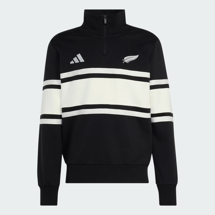 Adidas All Blacks Leisurewear Sweatshirt 1/4 Zip Heren