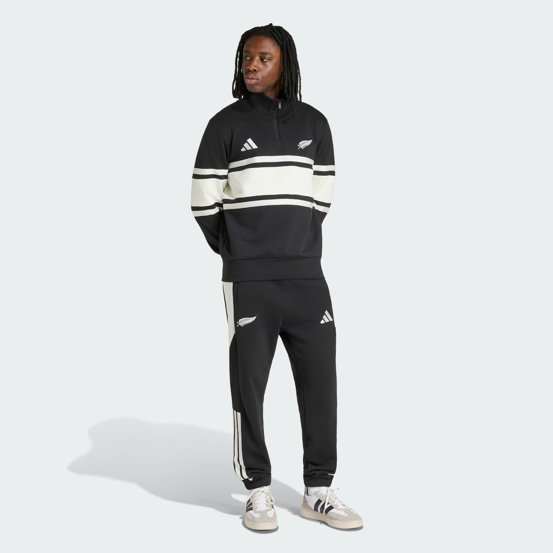 Adidas All Blacks Leisurewear Sweatshirt 1/4 Zip Heren