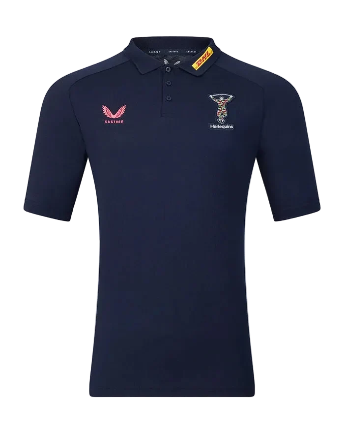 Castore Harlequins Travel Polo Heren