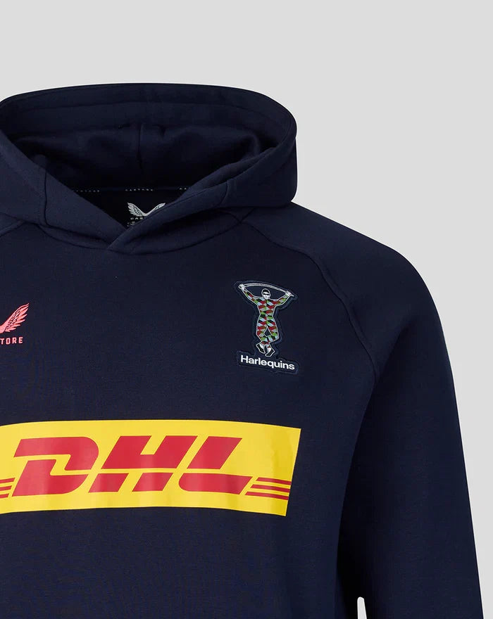 Castore Harlequins Travel Hoodie Heren