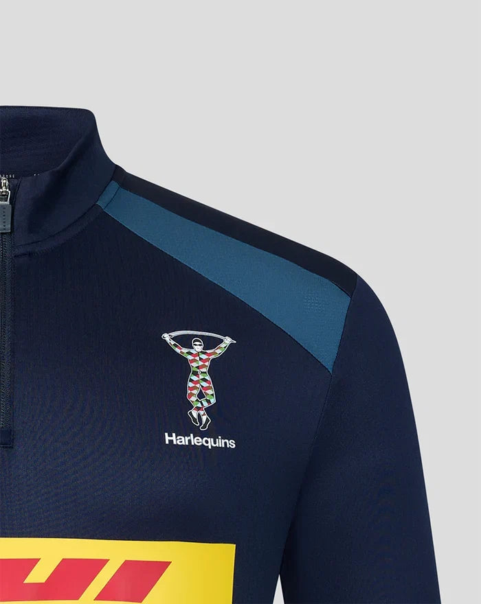 Castore Harlequins Training 1/4 Zip Top Heren