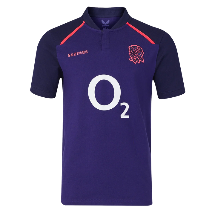 Castore England Classic Away Short Sleeve Rugby Shirt
