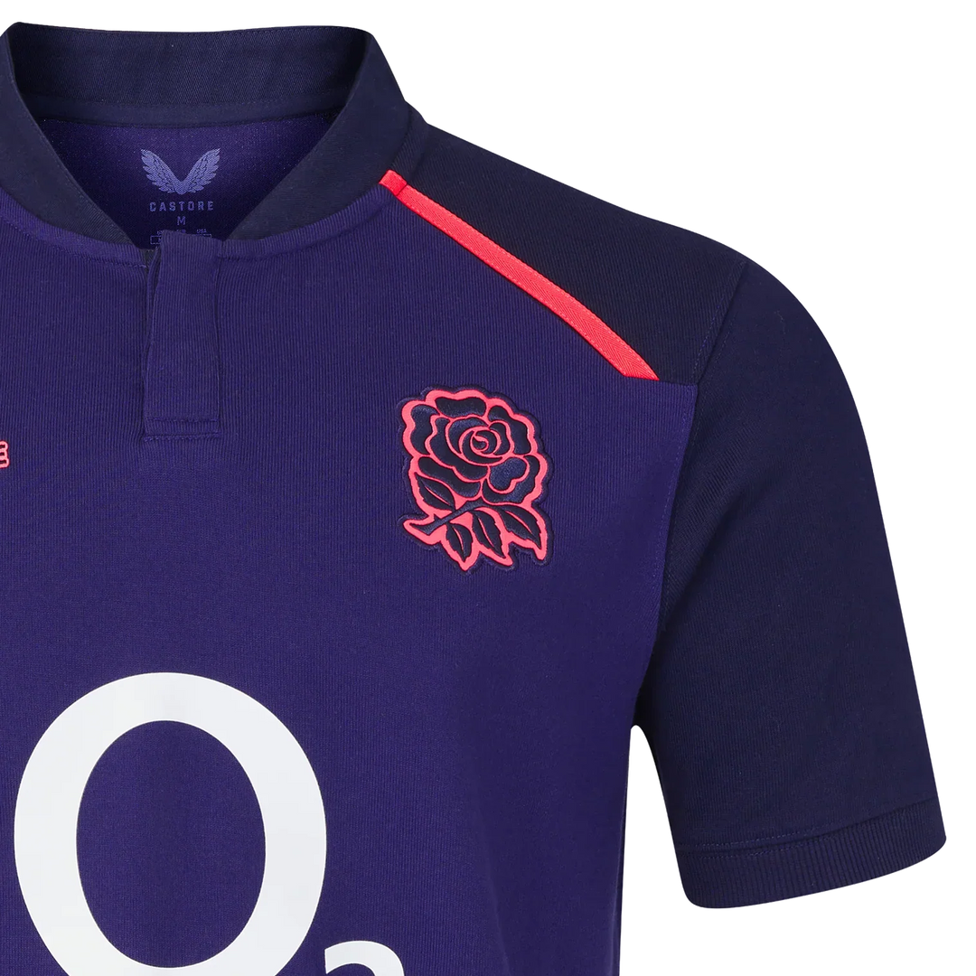 Castore England Classic Away Short Sleeve Rugby Shirt