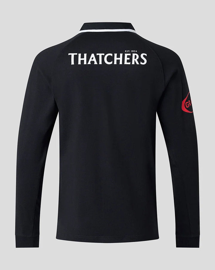 Castore Bath Rugby Classic Thuisshirt met Lange Mouwen Heren