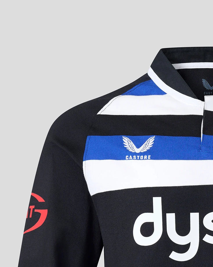 Castore Bath Rugby Classic Thuisshirt met Lange Mouwen Heren