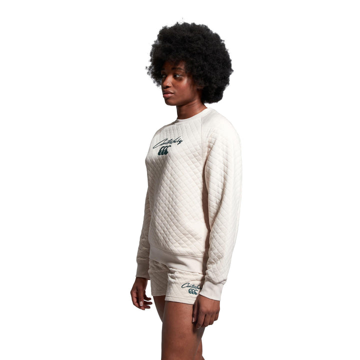 Pull ras du cou Canterbury Scene-Set pour femme, beige