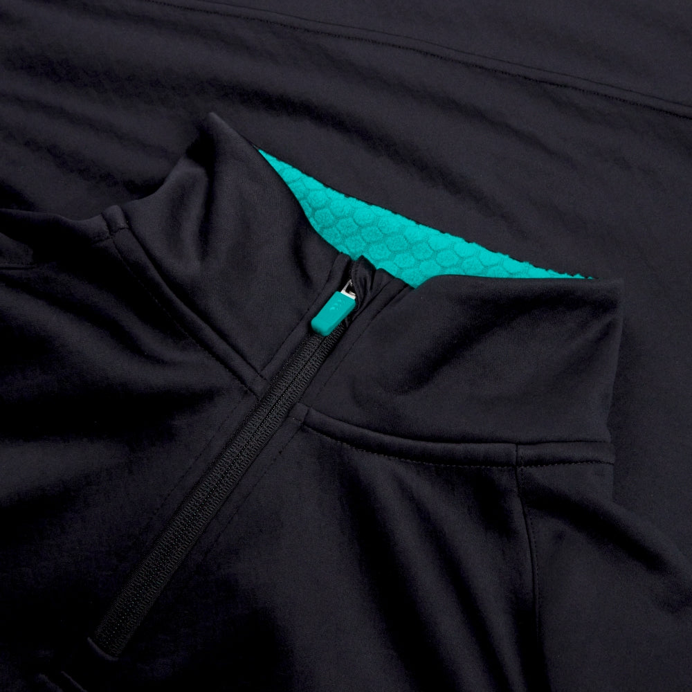 Ierland Tech 1/4 Zip Top Zwart Heren