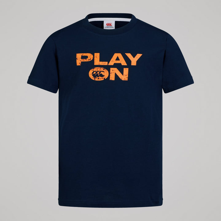 T-shirt unisexe Canterbury Junior No Drop Kicks bleu marine