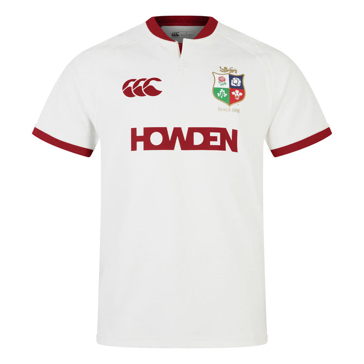 Maillot d'entraînement de rugby Canterbury British &amp; Irish Lions AU 2025 pour homme, blanc