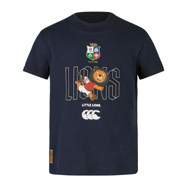 T-shirt Canterbury British &amp; Irish Little Lions pour tout-petits, bleu marine