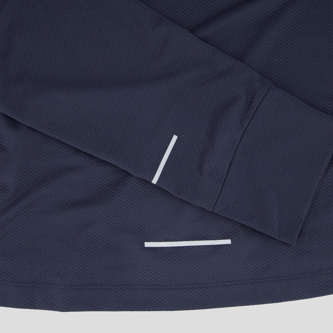 Haut d'entraînement Canterbury Tempo+ 1/4 Zip pour homme, bleu marine 