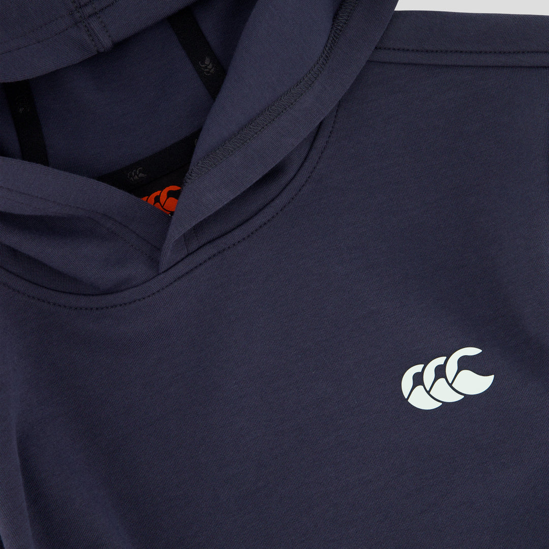Sweat à capuche unisexe Canterbury Junior Tempo bleu marine 