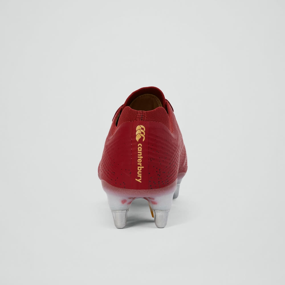 Chaussures de rugby Canterbury Stampede Groundbreak Elite SG rouges