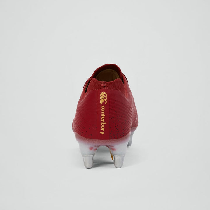 Chaussures de rugby Canterbury Stampede Groundbreak Elite SG rouges