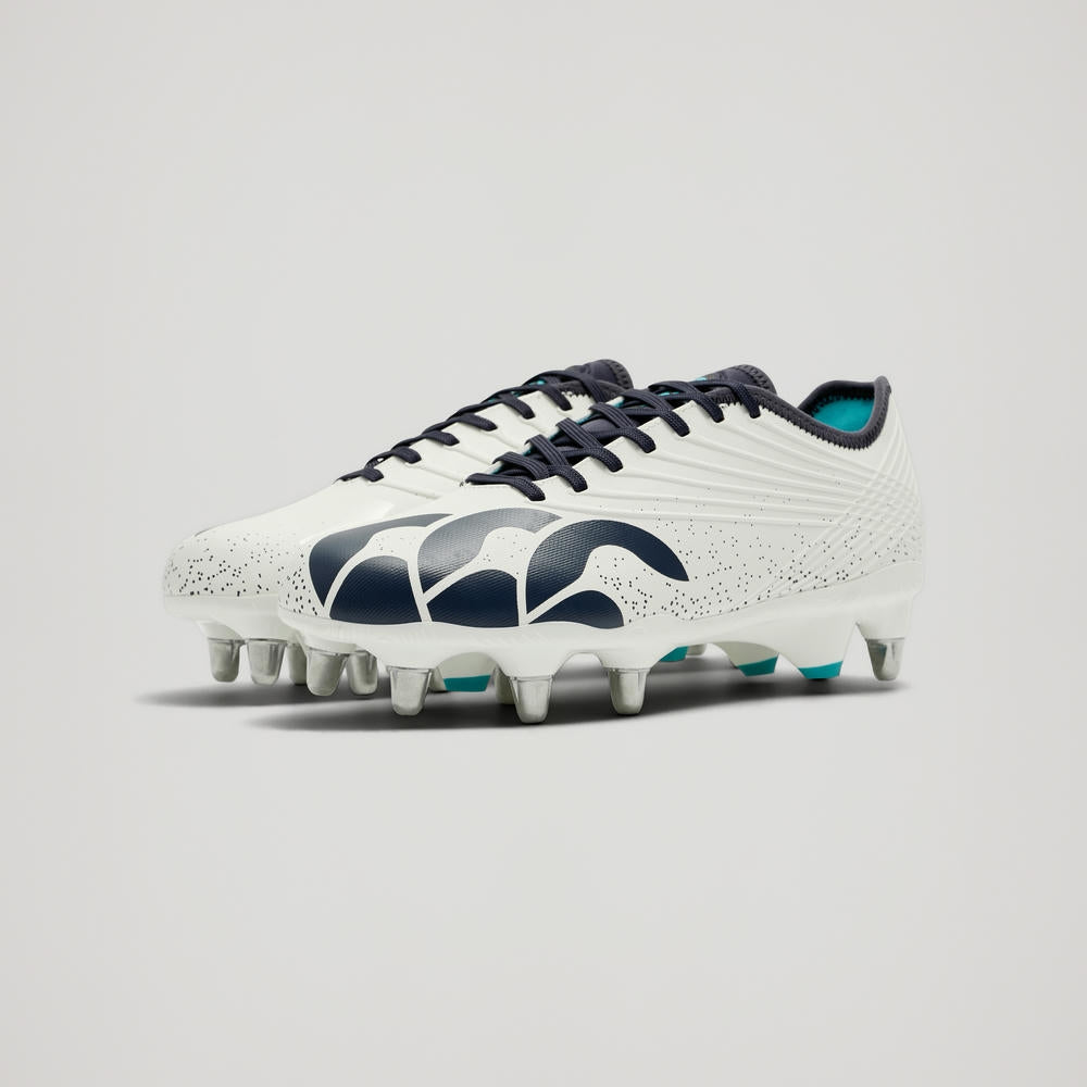 Canterbury Stampede Groundbreak Pro SG Rugby Schoenen Wit