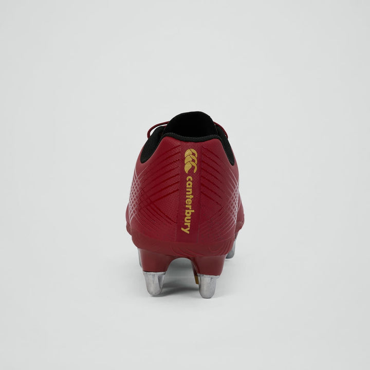 Chaussures de rugby Canterbury Stampede Groundbreak Team SG rouges