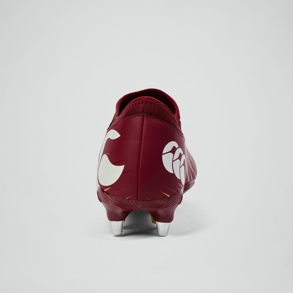 Chaussures de rugby Canterbury Speed ​​Falcon Team SG rouges