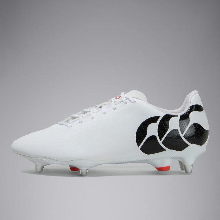 Chaussures de rugby Canterbury Speed ​​Raze SG Senior Blanches