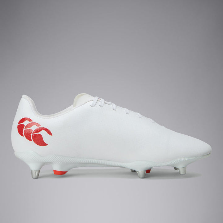 Chaussures de rugby Canterbury Speed ​​Raze SG Senior Blanches