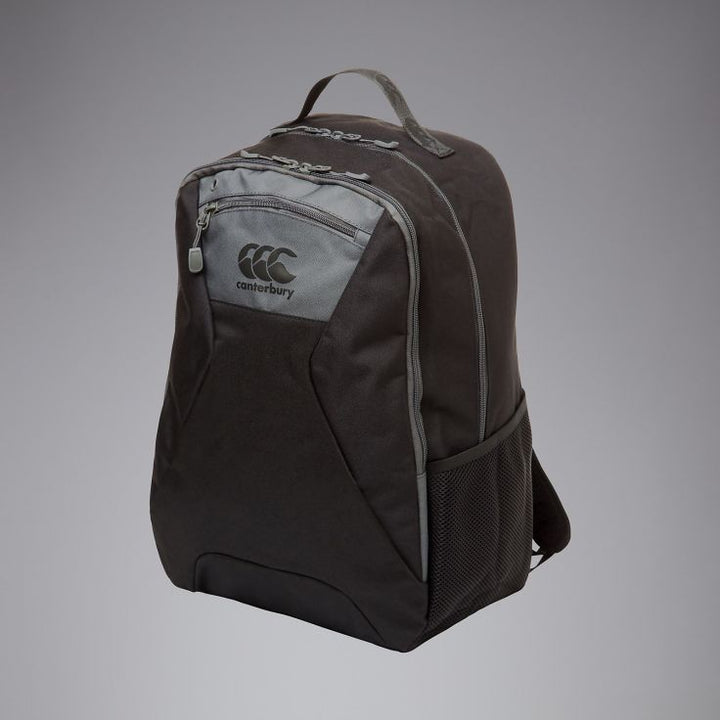 Sac à dos classique unisexe Canterbury de taille moyenne, noir
